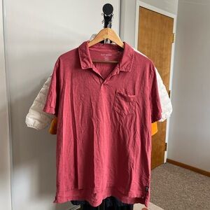 Todd Snyder Brick Red Polo Shirt